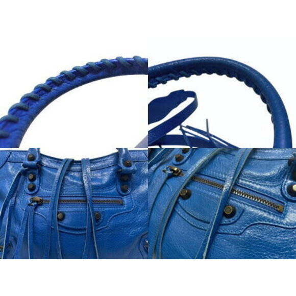 BALENCIAGA City Shoulder Bag Z Blue - Picture 6 of 8